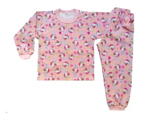 Ватирани детски пижами с Хелоу Кити, размер 98-104см