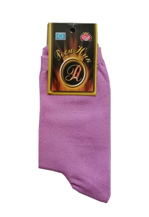 Едноцветни чорапи лилави, размер 36-40