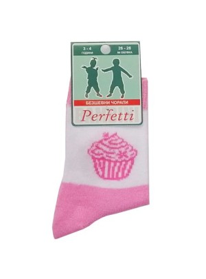 Детски чорапи Кексче розови, размер 26 - 33