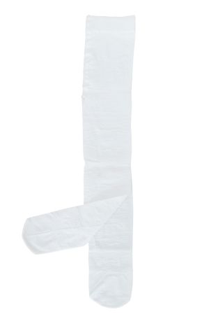 Бял фигурален чорапогащник 3D, 60 DEN, размери 110см - 146см