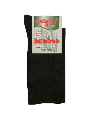 Черни чорапи БАМБУК, размери 23 - 38