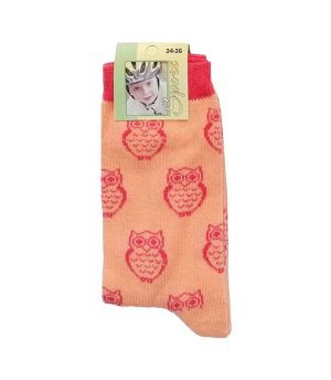  Детски чорапи Бухалчета, размер 34-36